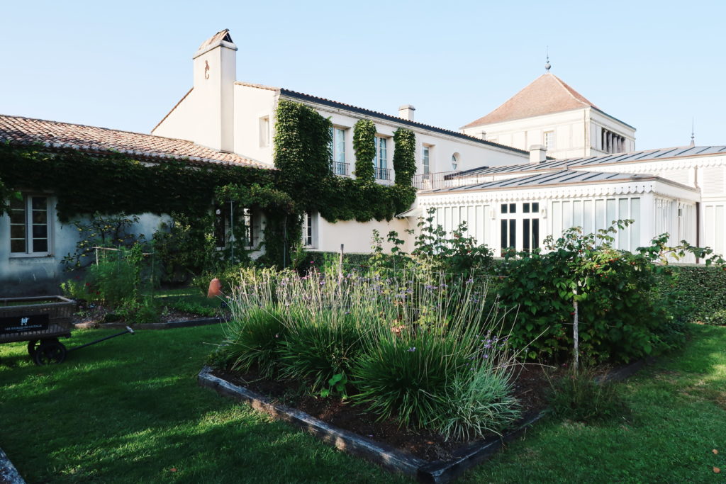 The garden outside La Grand’Vigne